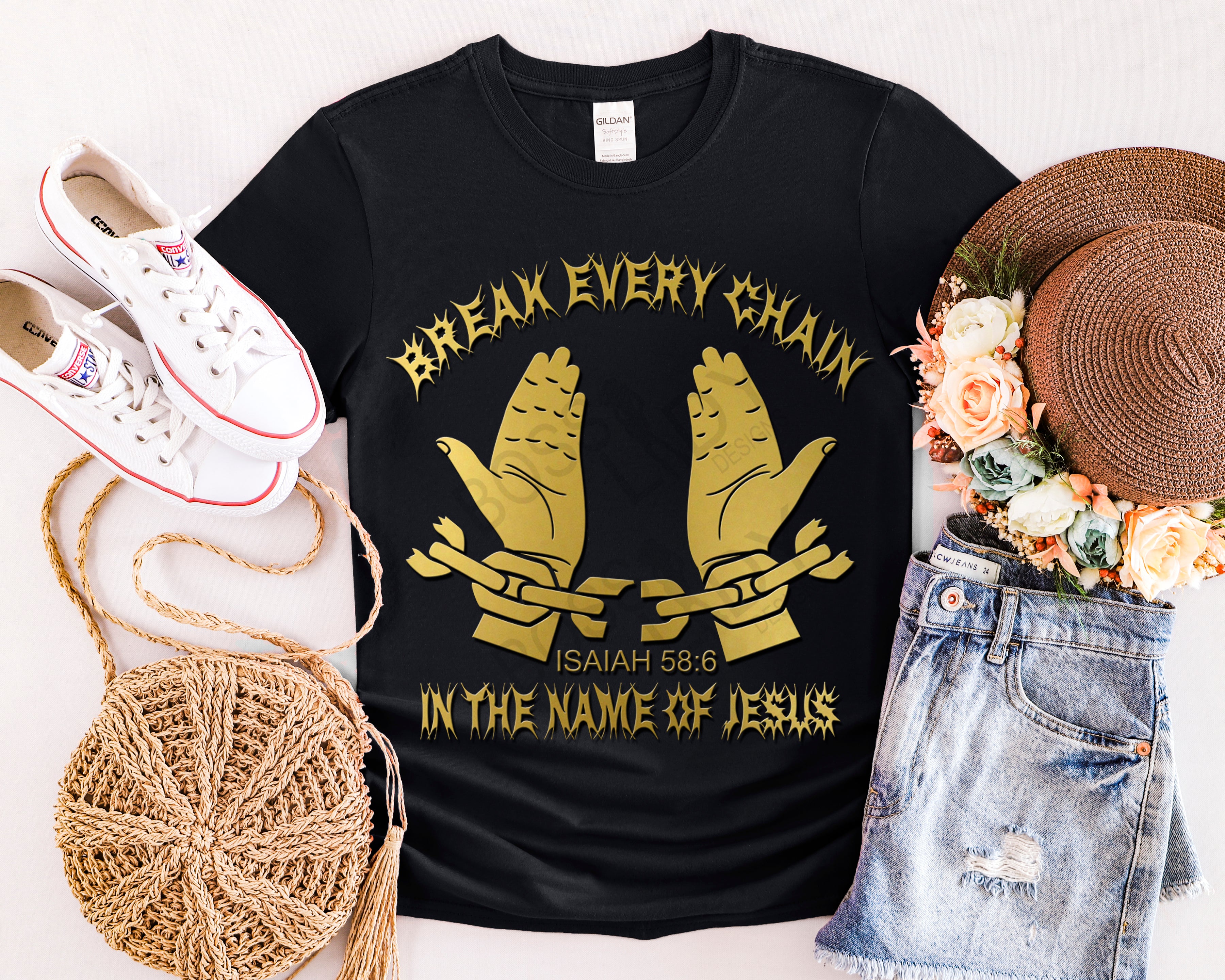Break Every Chain, Isaiah 58:6 T-Shirt