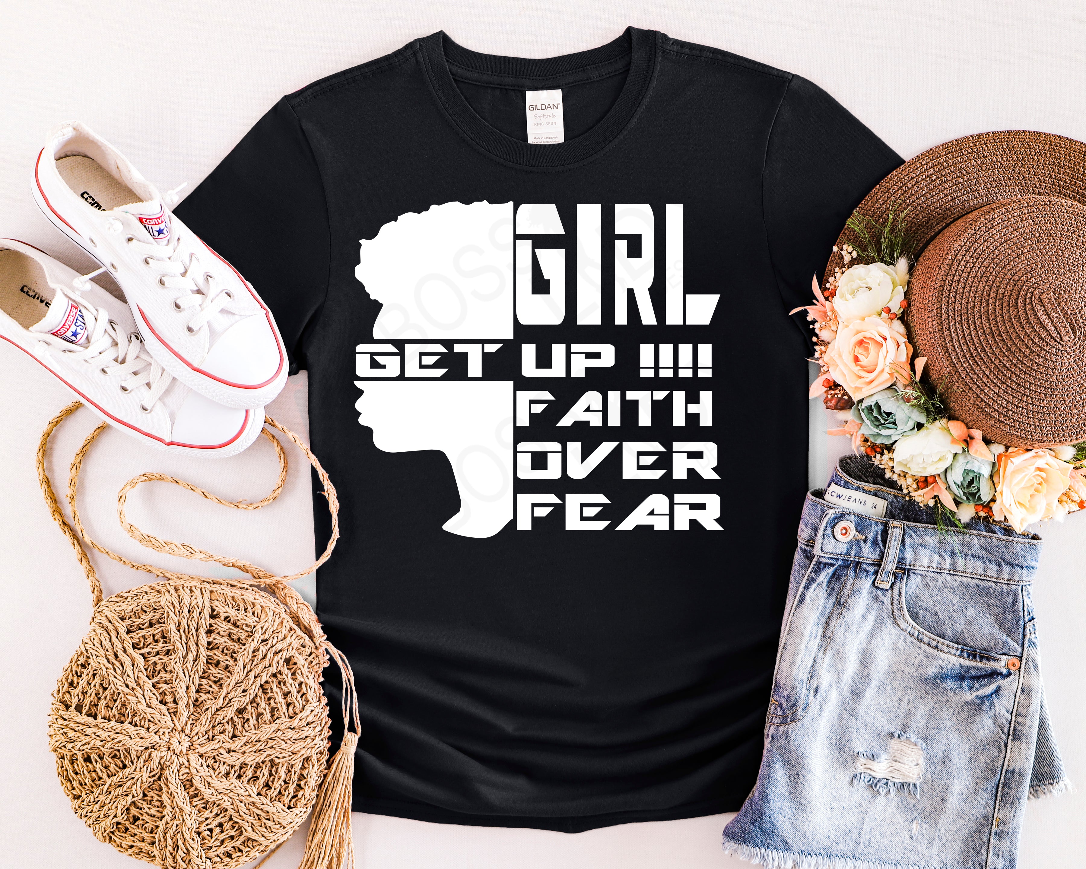 Girl Get Up, Faith Over Fear T-Shirt