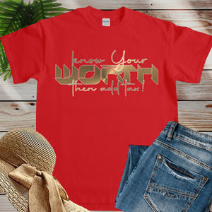 Know Your Worth, Then Add Tax! T-Shirt