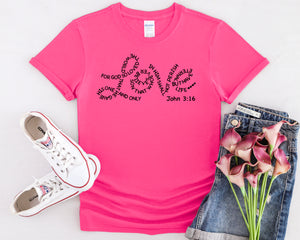 Love, John 3:16 T-Shirt