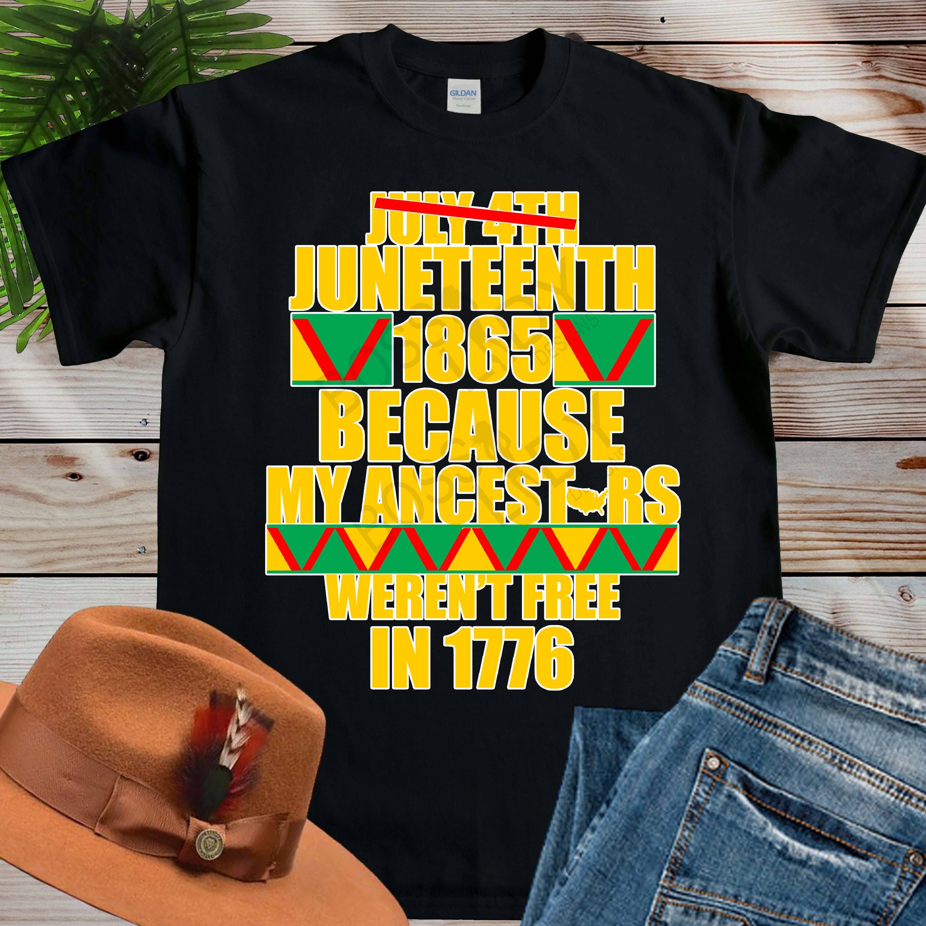 1856 Juneteenth: My Ancestors T-Shirt