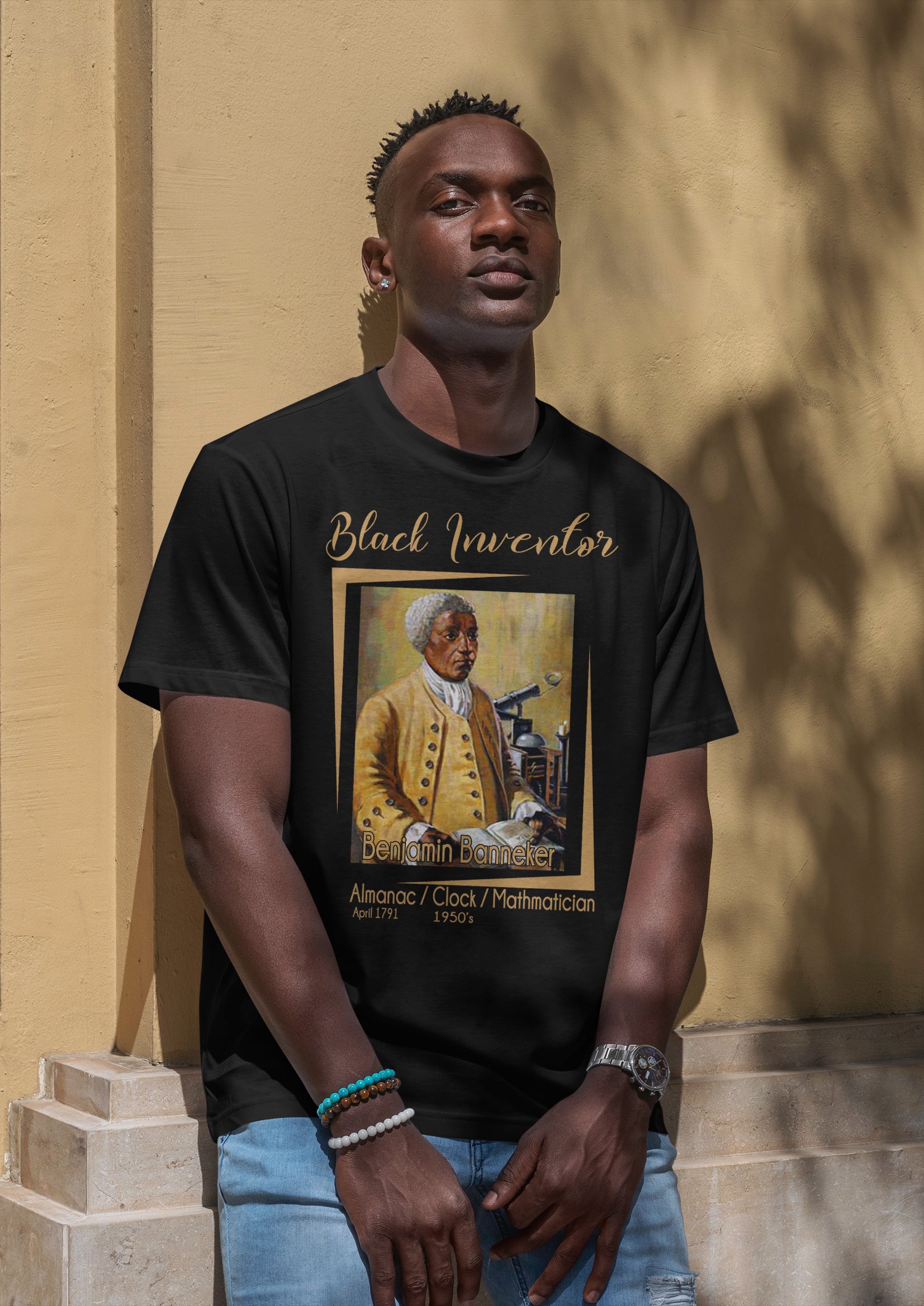 Benjamin Banneker-Black History T-Shirt