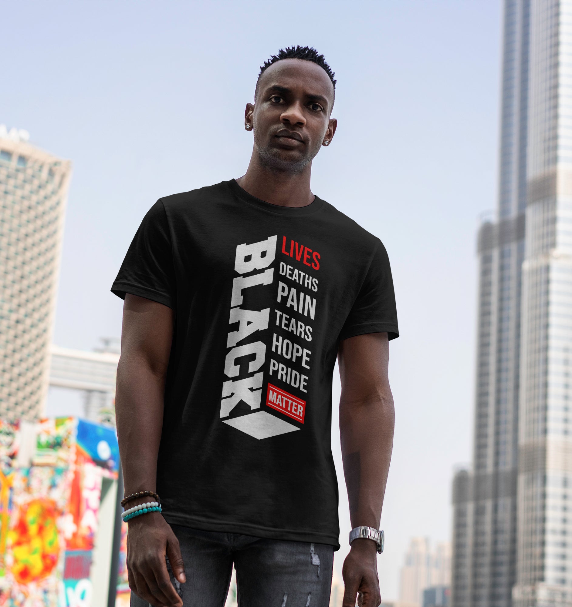 Black Lives Matter Tower of Power T-Shirt