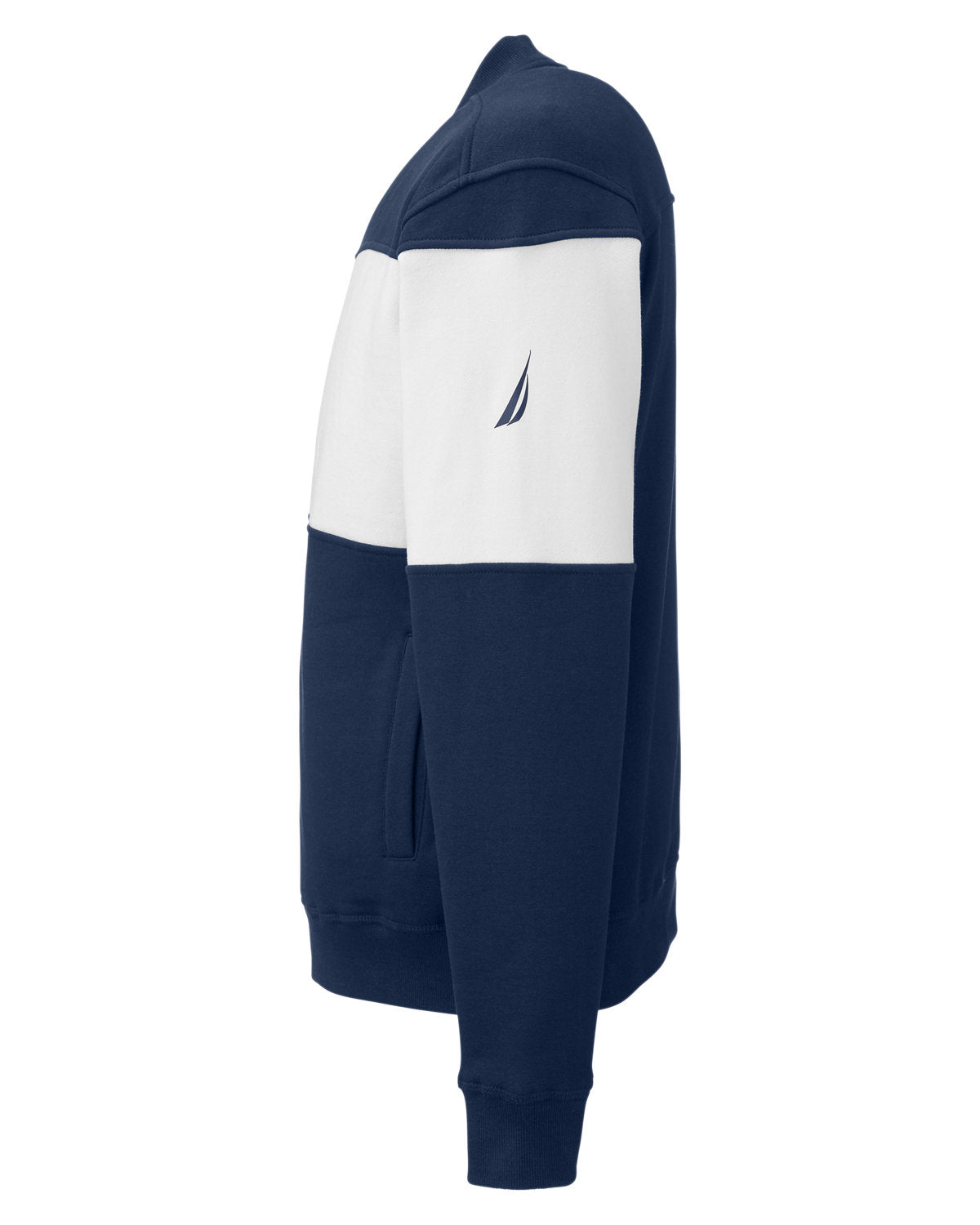 Nautica Anchor Bomber Full-Zip Fleece Jacket